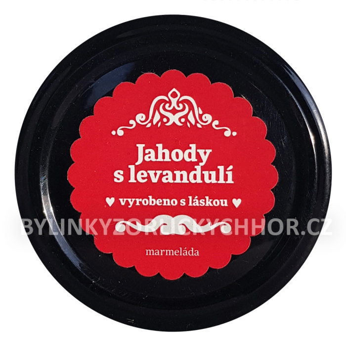 Jahody s levandulí